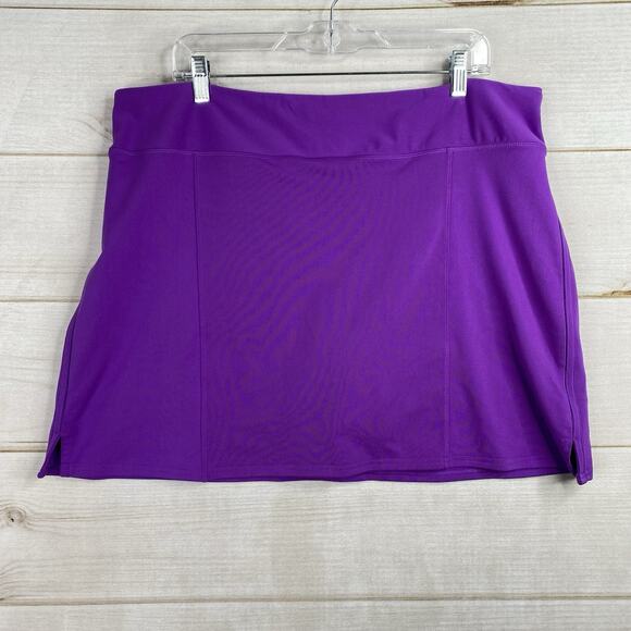 adidas Pants - Adidas ClimaCool Womens XL Skort Purple Pull-On Stretch Skirt Short Golf Tennis